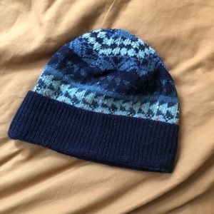 Norse projects wool blue beanie